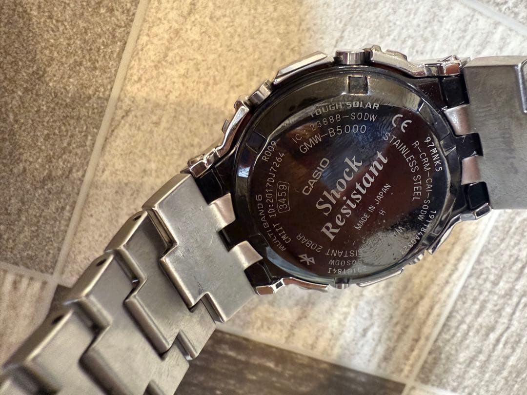 G-SHOCK GMW-B5000D-1JF フルメタル シルバー