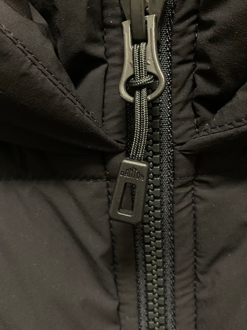 DANTON スクエアステッチAラインフード付きダウンジャケット S サイズ