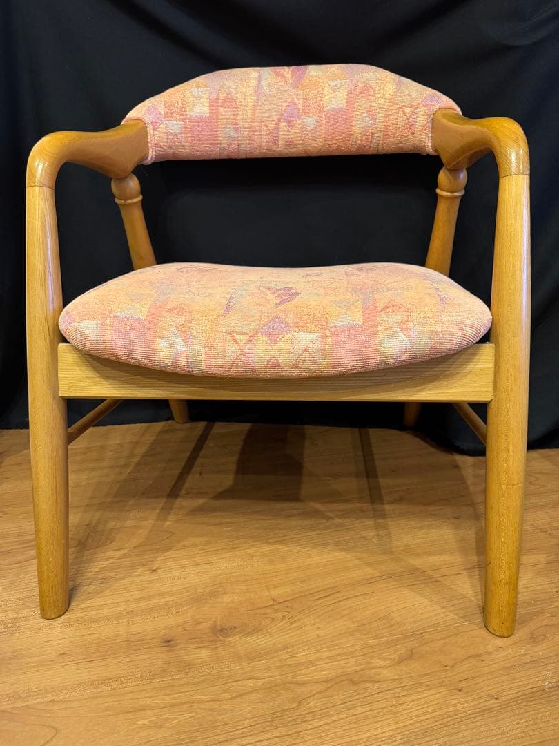 美品　昭和51年製　IKEDA チェア　池田木工　ダイニングチェア　①