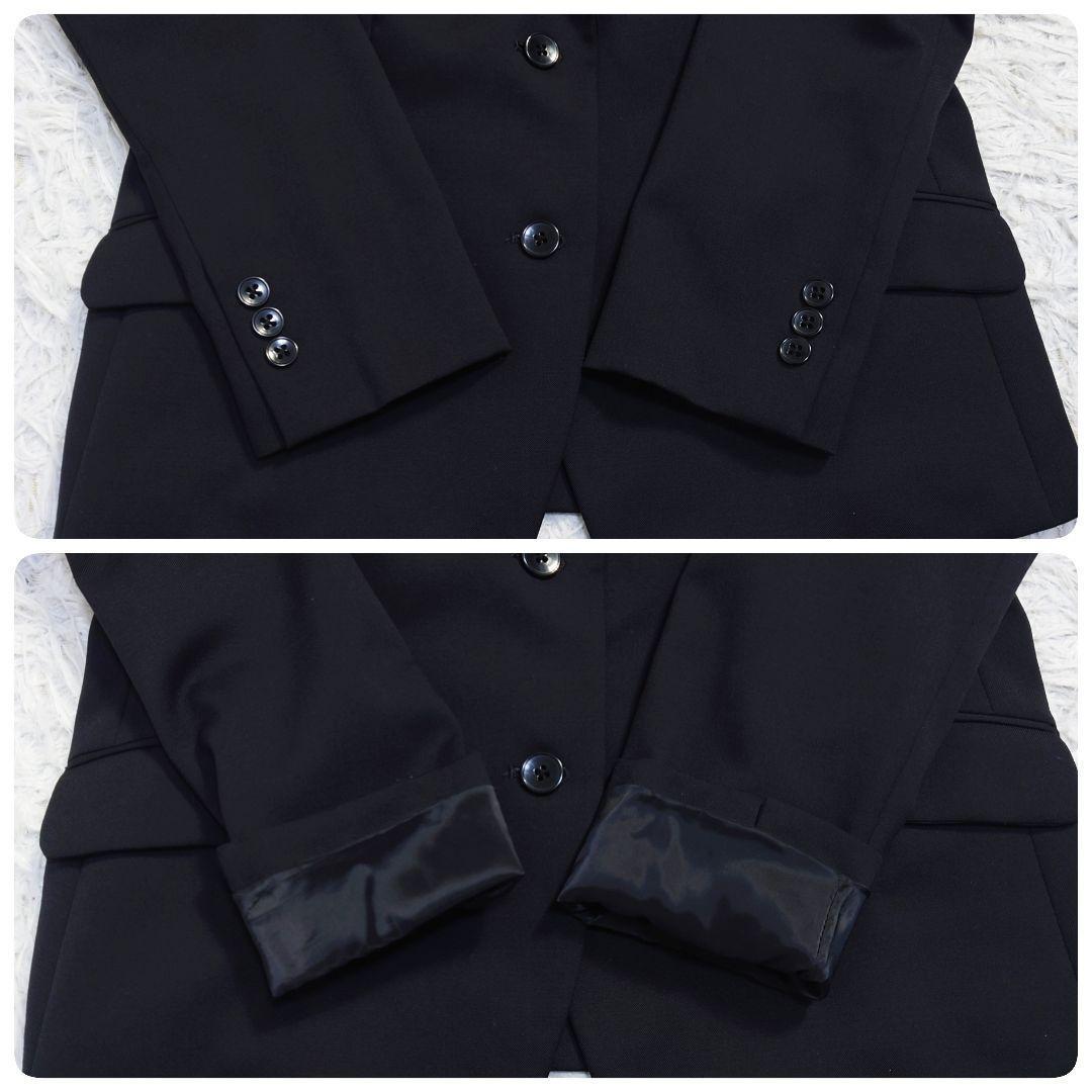 大きいサイズ　n line Precious　パンツスーツ　黒　15号13号