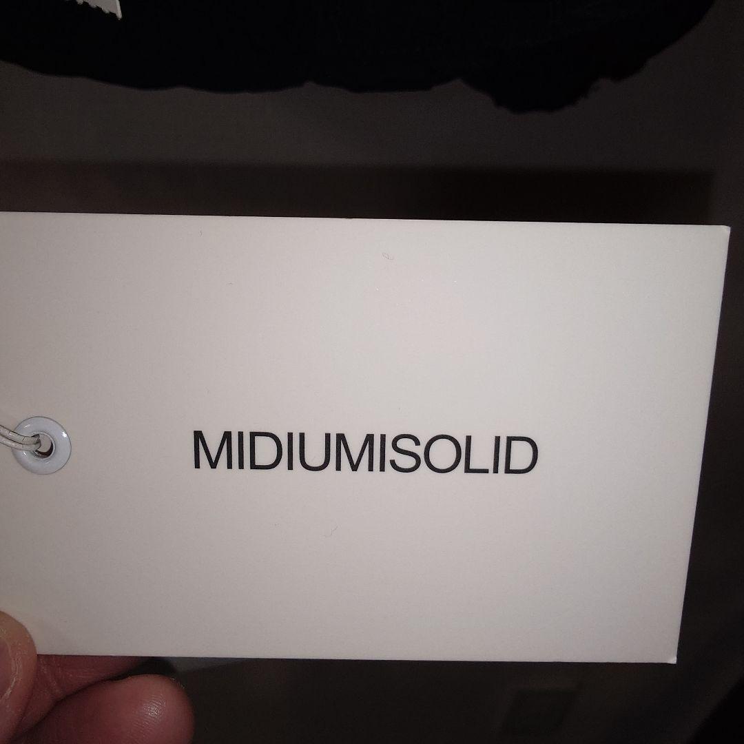 【タグ付新品】ヤマダヤ　ミディウミソリッド　ブラック フード付ダウンジャケット