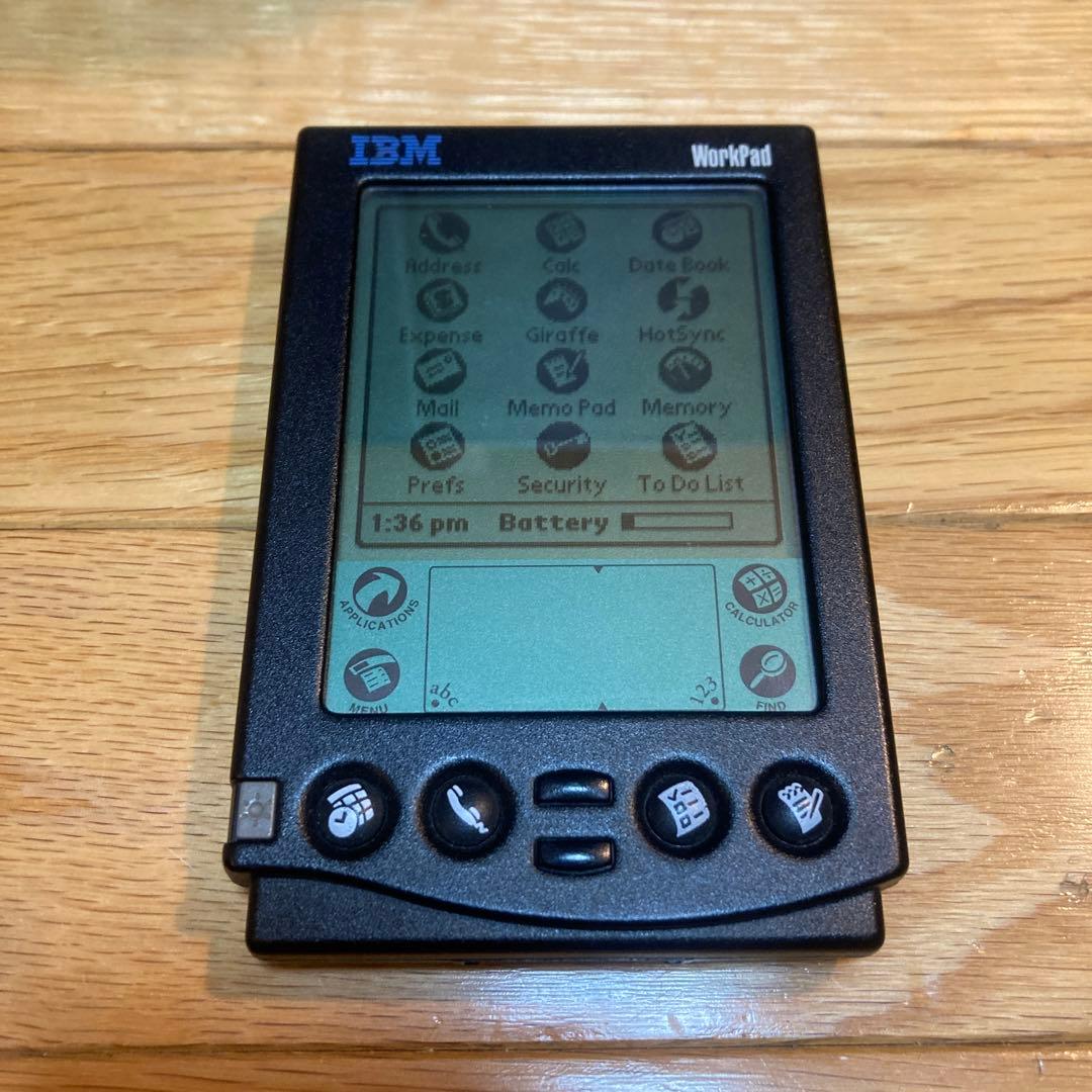廃盤 IBM 初代 WorkPad ワークパッド PDA レトロ アメリカ製