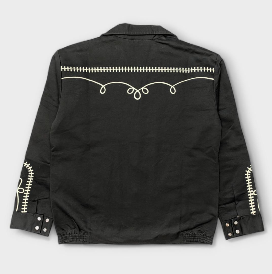 ボレロ 　ウエスタン ジャケット　M　黒　ブラック　刺繍　ジョニーデップ　衣装