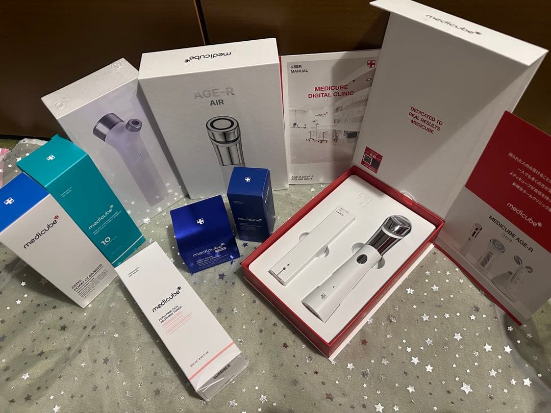 medIcube メディキューブ ダーマエアショット 美顔器セット