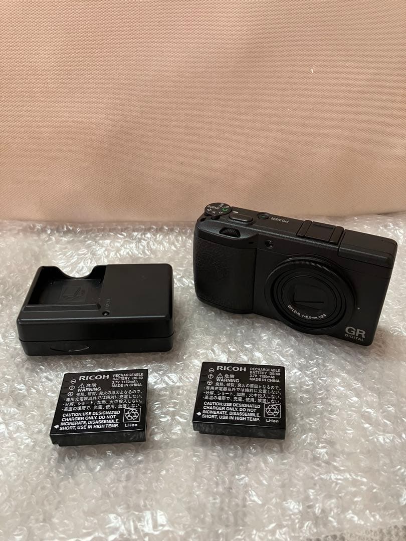【シャッター数1500回】RICOH GR DIGITAL II バッテリー2個