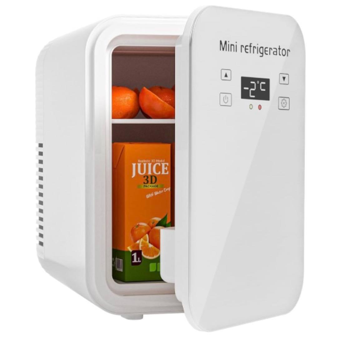 新品　冷温庫 ミニ冷蔵庫 小型冷蔵庫 8L 温度調節 保冷 保温 ポータブル