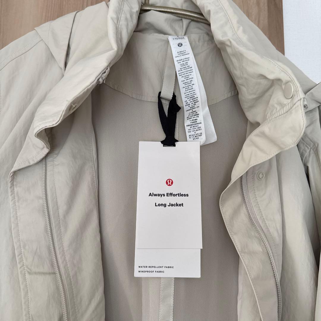 Always Effortless ロングジャケット　lululemon