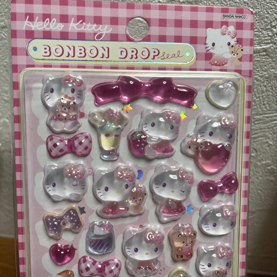 新品★サンスター文具　サンリオボンボンドロップシール　まとめ買いお値引きあり♡