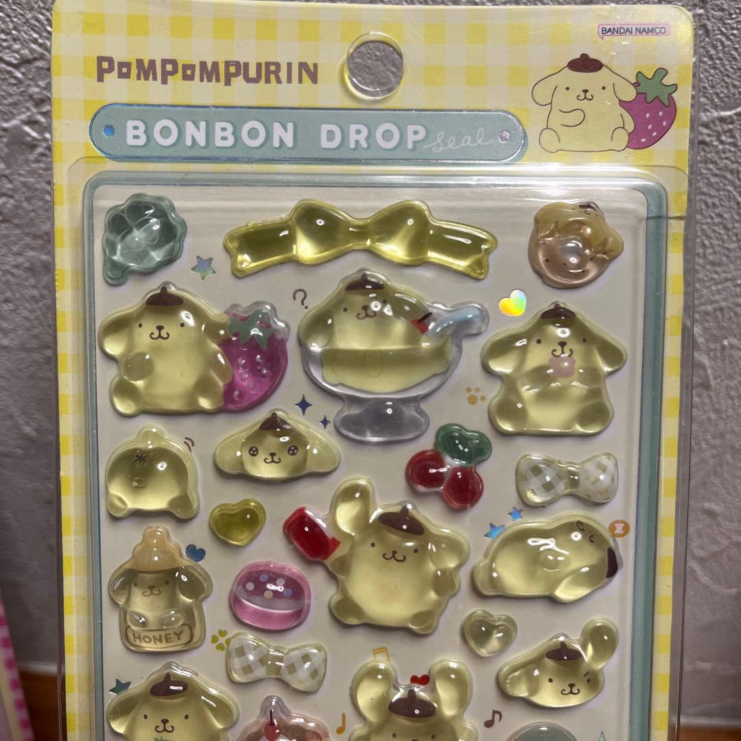 新品★サンスター文具　サンリオボンボンドロップシール　まとめ買いお値引きあり♡