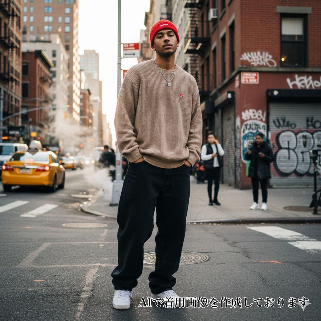 最終価格Supreme Small Box Ribbed Sweater L23