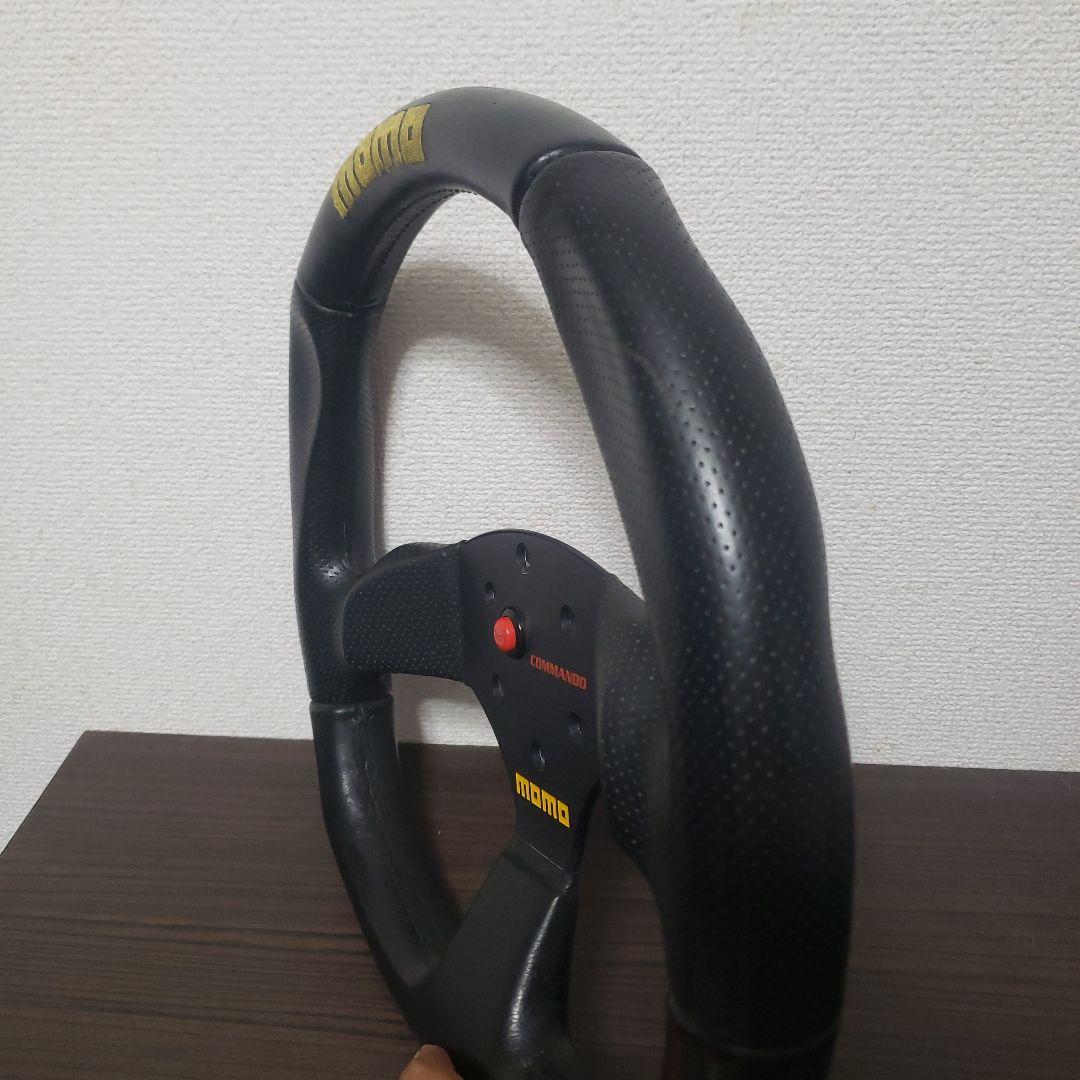 あむ　正規品 絶版 momo COMMANDO ステアリング 黒