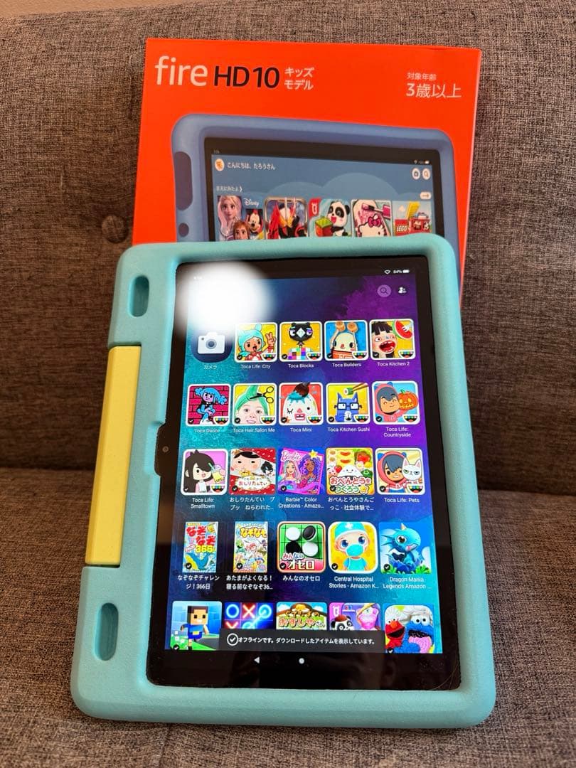 第11世代 Amazon Fire HD 10 キッズ (10インチ)水色