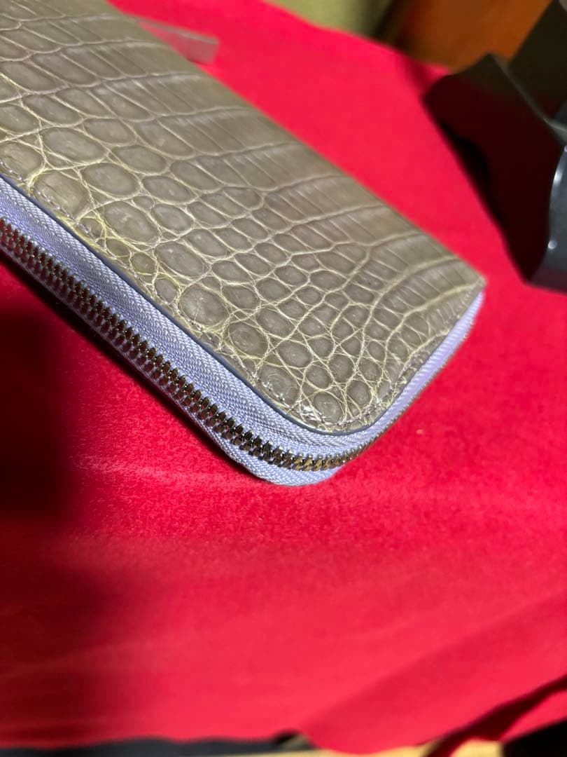 池田工房　クロコダイル　長財布