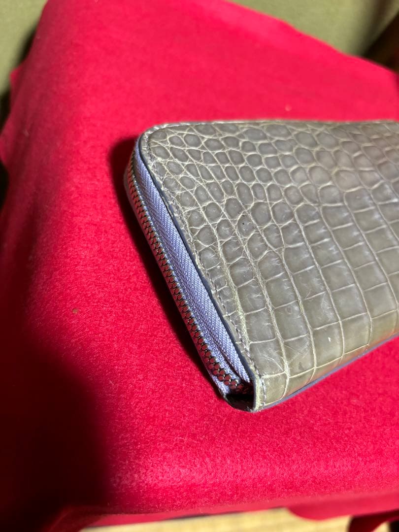 池田工房　クロコダイル　長財布
