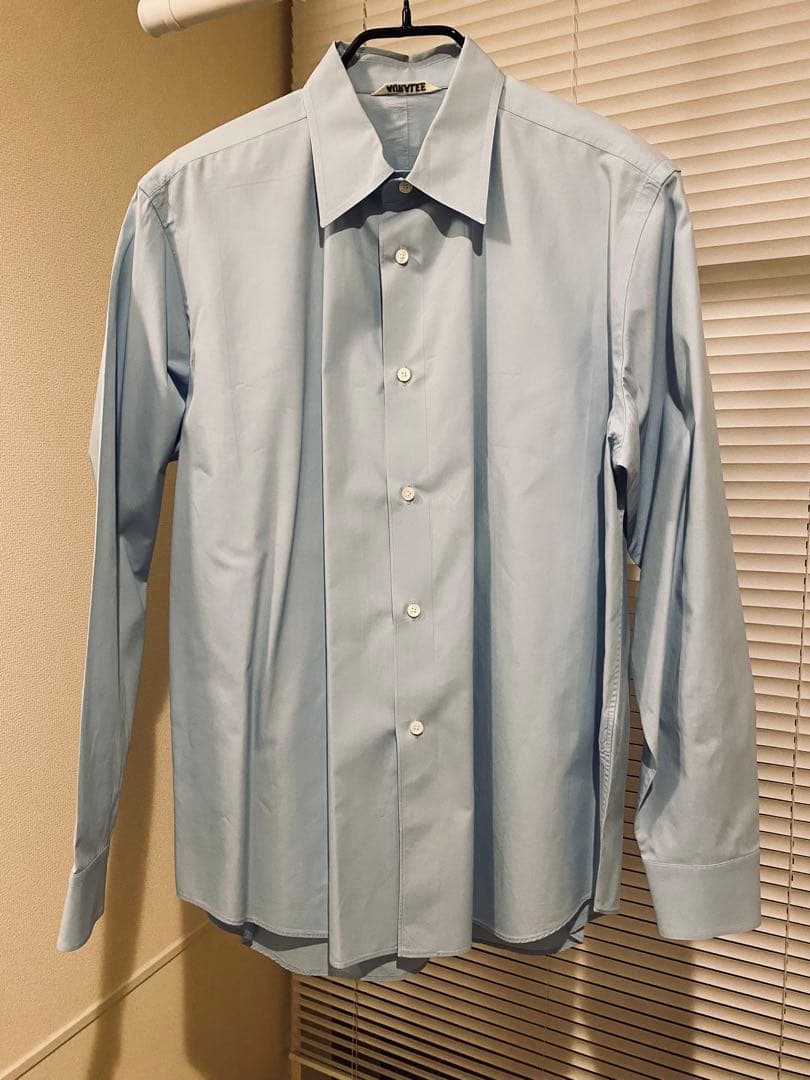 トップス 24ss AURALEE washed finx twill shirt 3