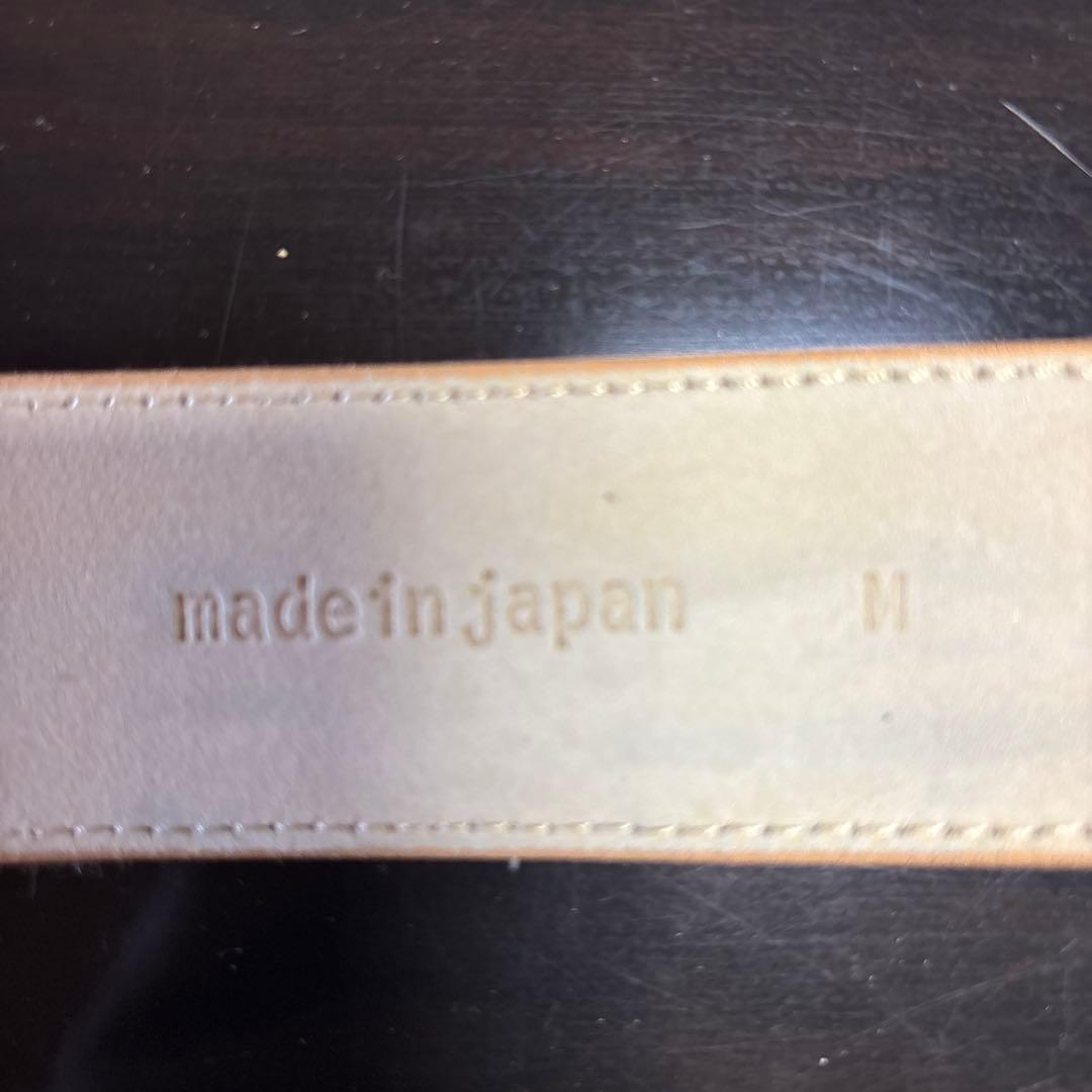 A BATHING APE ベルト 革　BAPEバックル Mサイズ