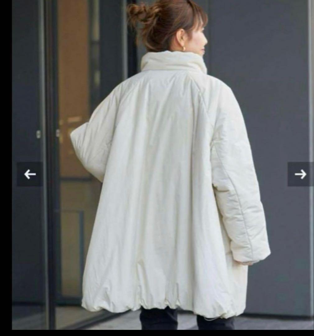 まりん『Spick & Span』スタンドカラー中綿オーバーブルゾンコート