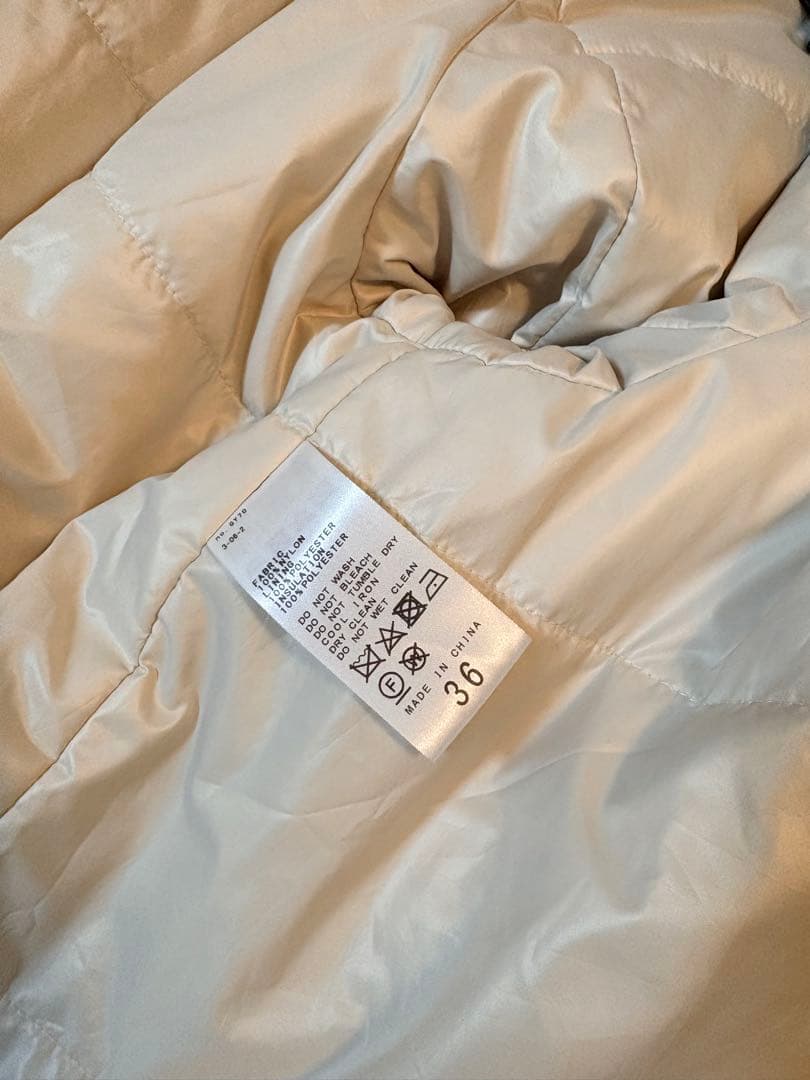 まりん『Spick & Span』スタンドカラー中綿オーバーブルゾンコート