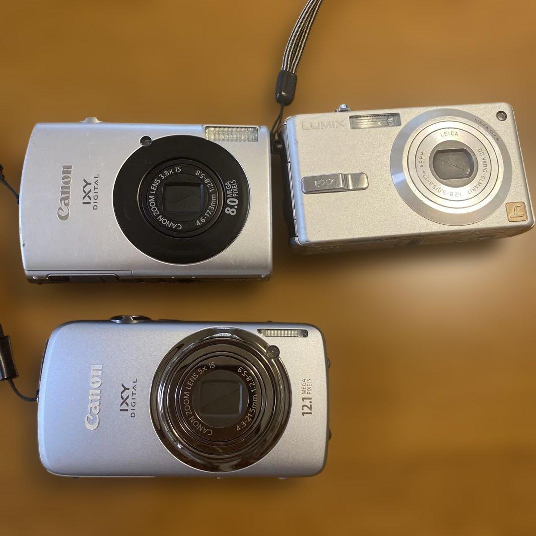 【ジャンク品】デジタルカメラ3台