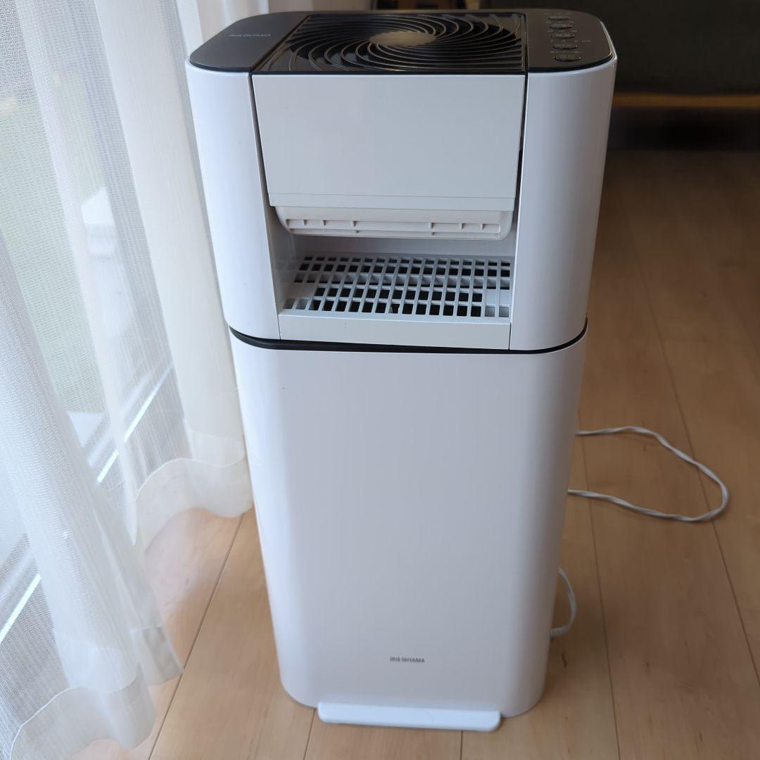 サーキュレーター 衣類乾燥除湿機 アイリスオーヤマ IJD-150-W　取説付き