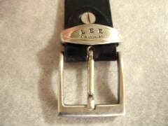 LEE　リー　レザーベルト　ビンテージ　MADE IN ITALY（イタリア製）