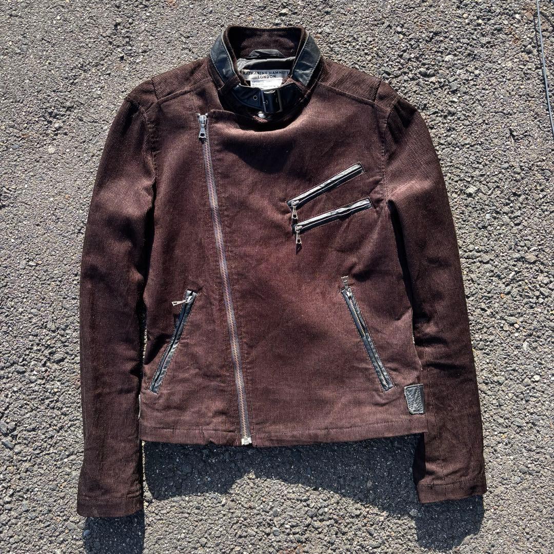 KATHARINE HAMNETT LONDON コーデュロイジャケット　着画◯