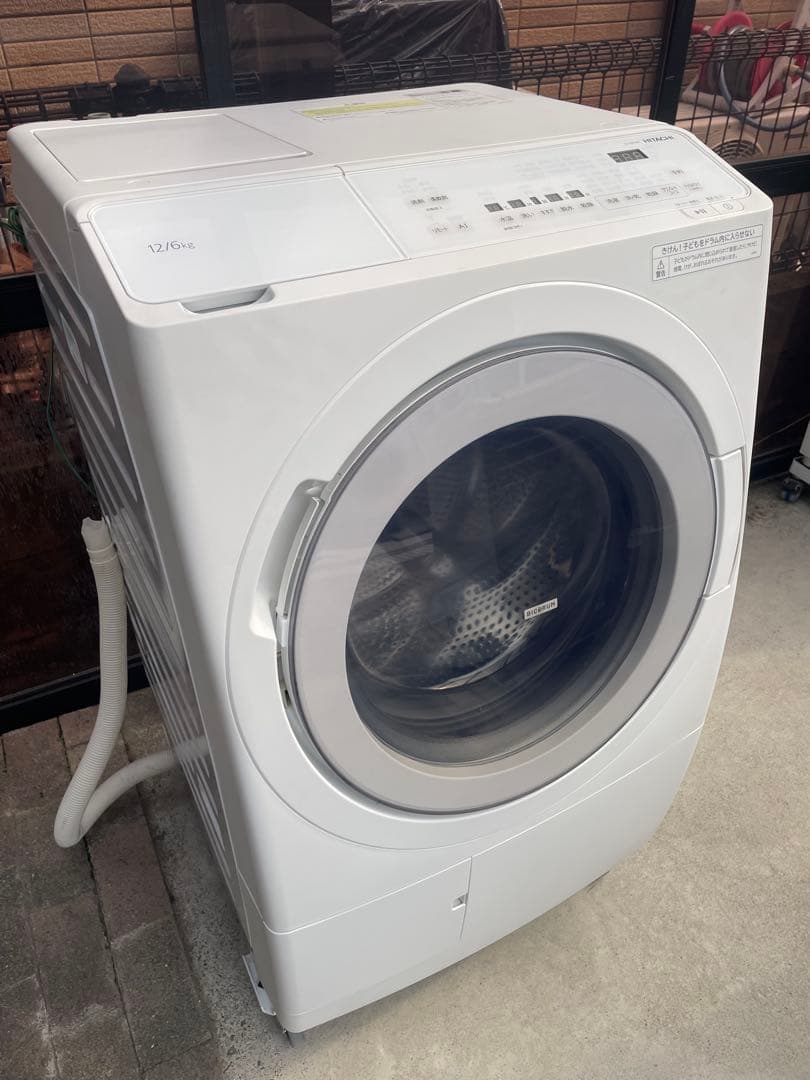 【高年式❗️型落ちモデル！】2025年製 日立ドラム式洗濯機 BD-SW120KR