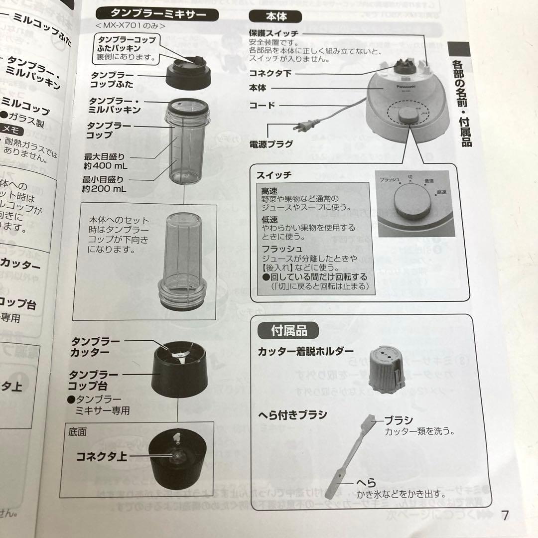 f252-24 Panasonic MX-X701-T ファイバーミキサー