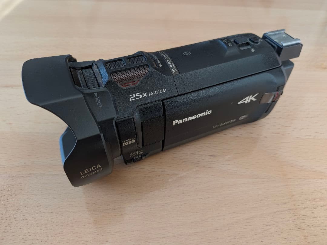 Panasonic 4K ビデオカメラ 25倍ズーム