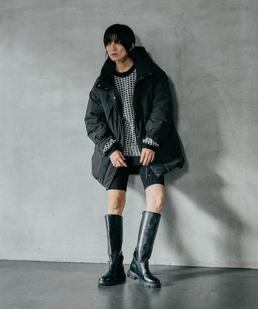 LEPSIM　エアサーマルマルチWAYロングコート　チャコール　新品