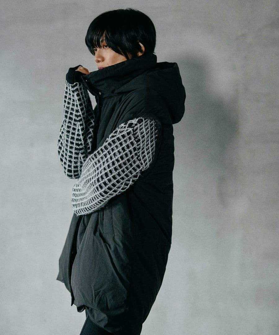 LEPSIM　エアサーマルマルチWAYロングコート　チャコール　新品