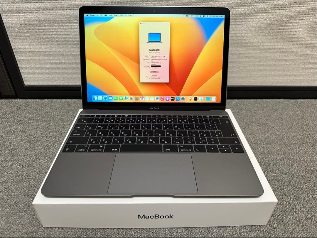 MacBook 12インチ 16GBメモリ/256GB SSD