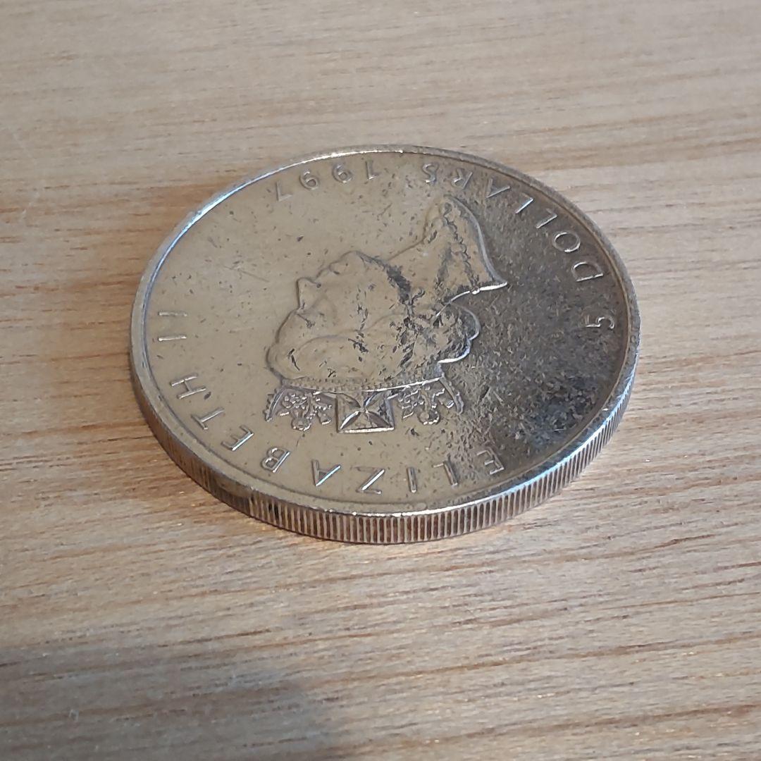 メイプルリーフ ５ドル銀貨　純銀 1オンス　1997年 カナダ