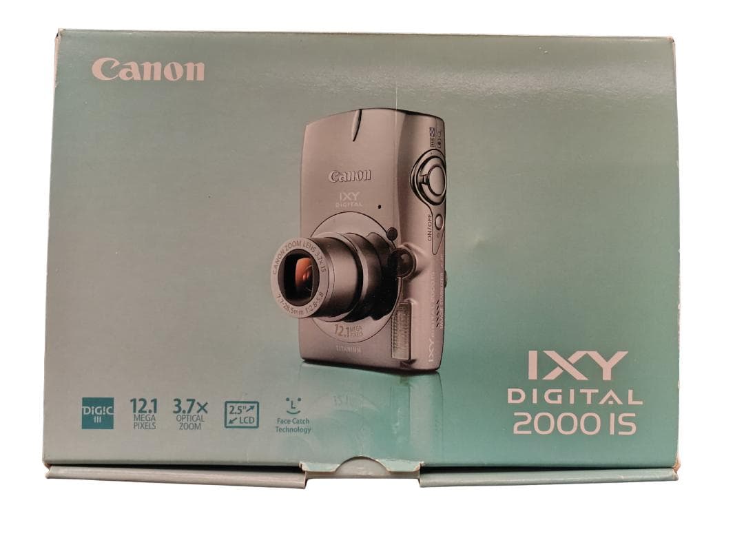 【動作確認済・箱付】Canon IXY DIGITAL 2000IS 付属品完備