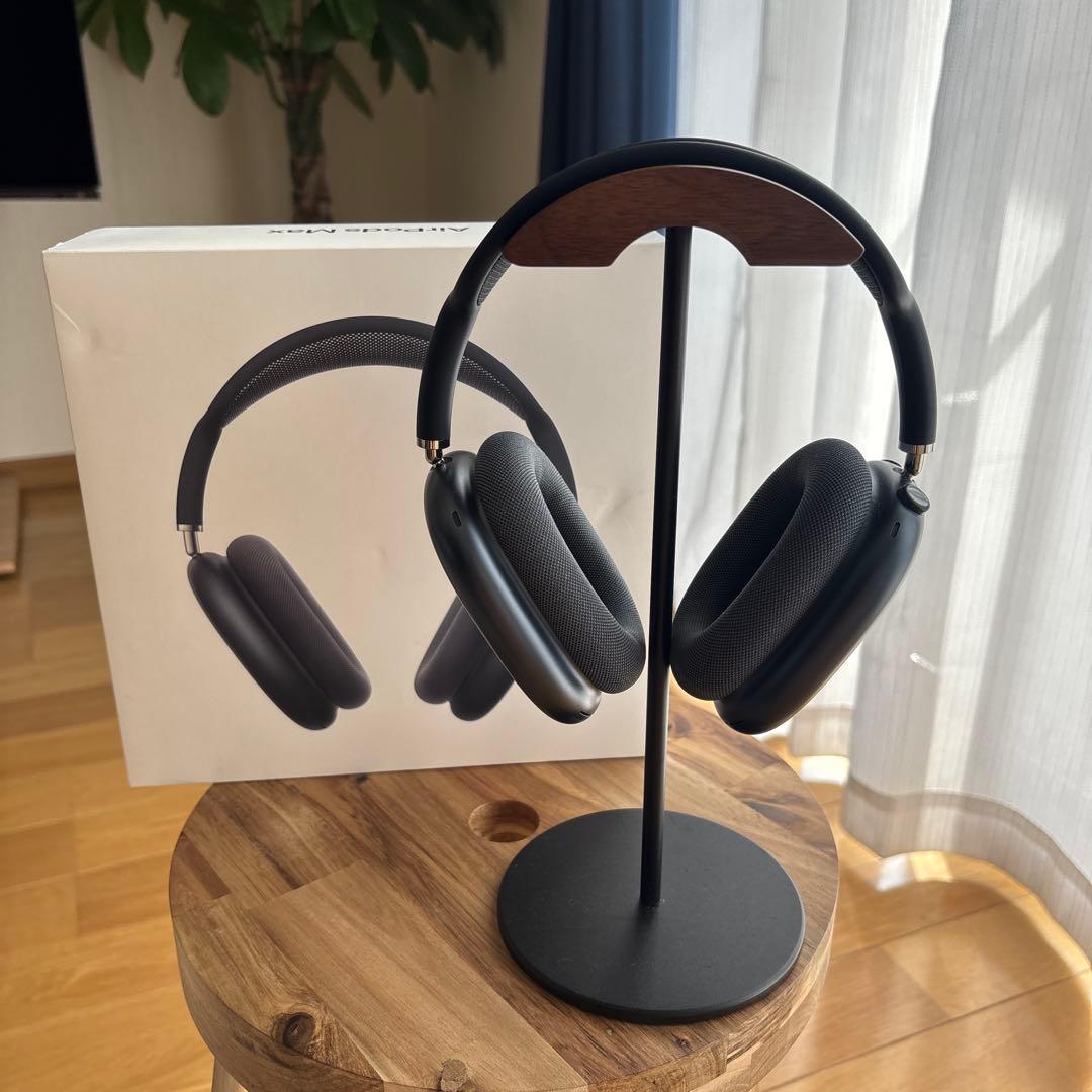 【美品】 AirPods Max Type-C 第二世代 ミッドナイト スタンド