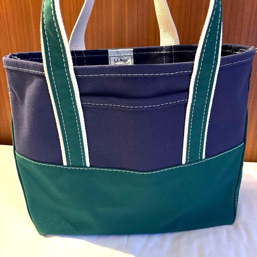 極美品 エルエルビーン ビームス トートバッグ グリーン A4 肩掛け USA製