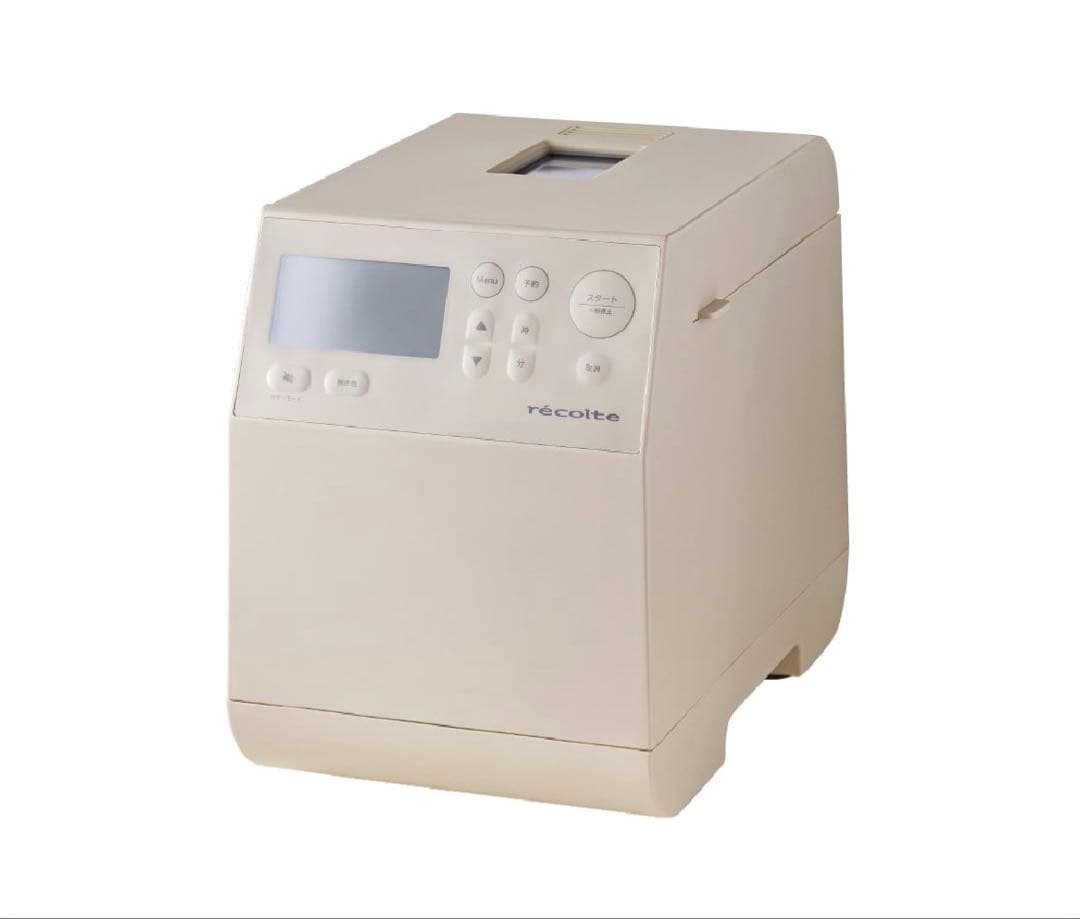 【新品未使用】recolte レコルト　コンパクト　ホームベーカリー クリーム色