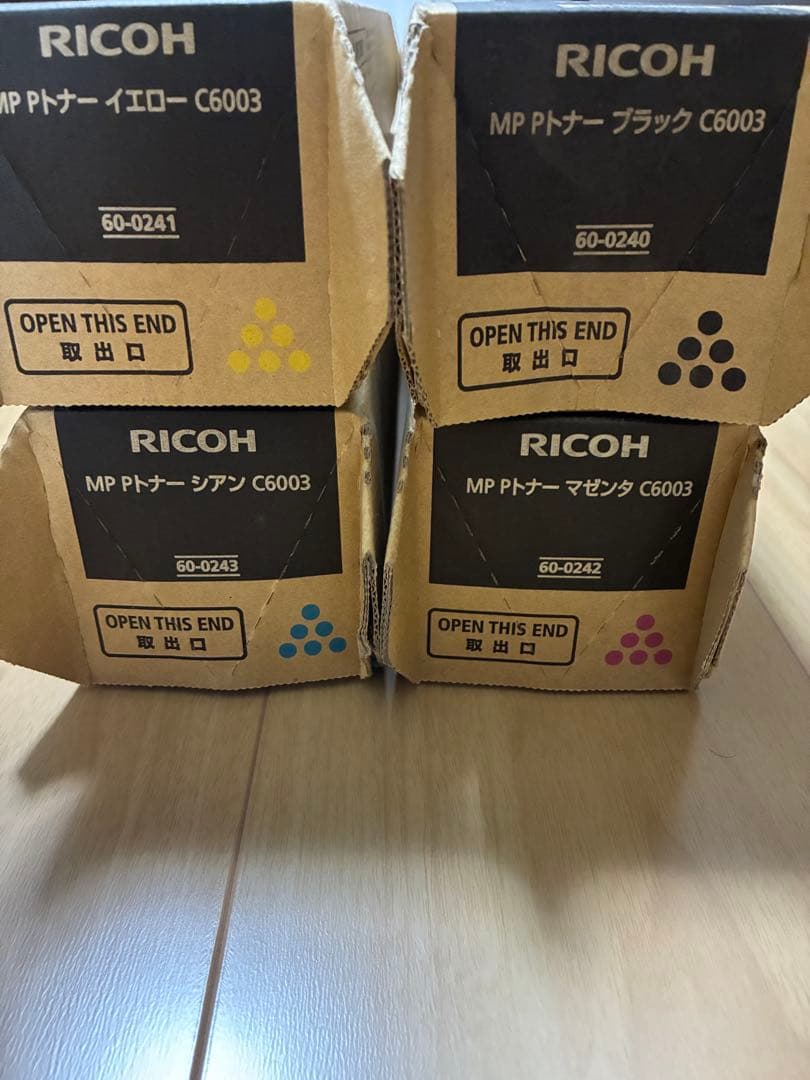 RICOH トナーカートリッジ C6003 4色セット