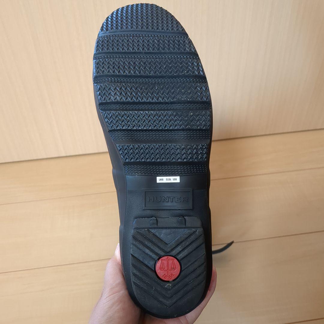 【美品☆値下げしました☆】HUNTER ブラック ロング レインブーツ 25cm