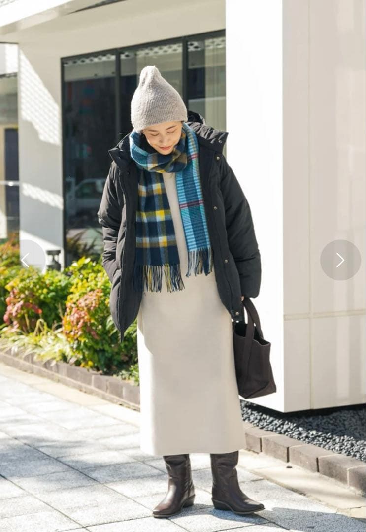 みらくる　アーバンリサーチドアーズ グリーンダウンミドルジャケット