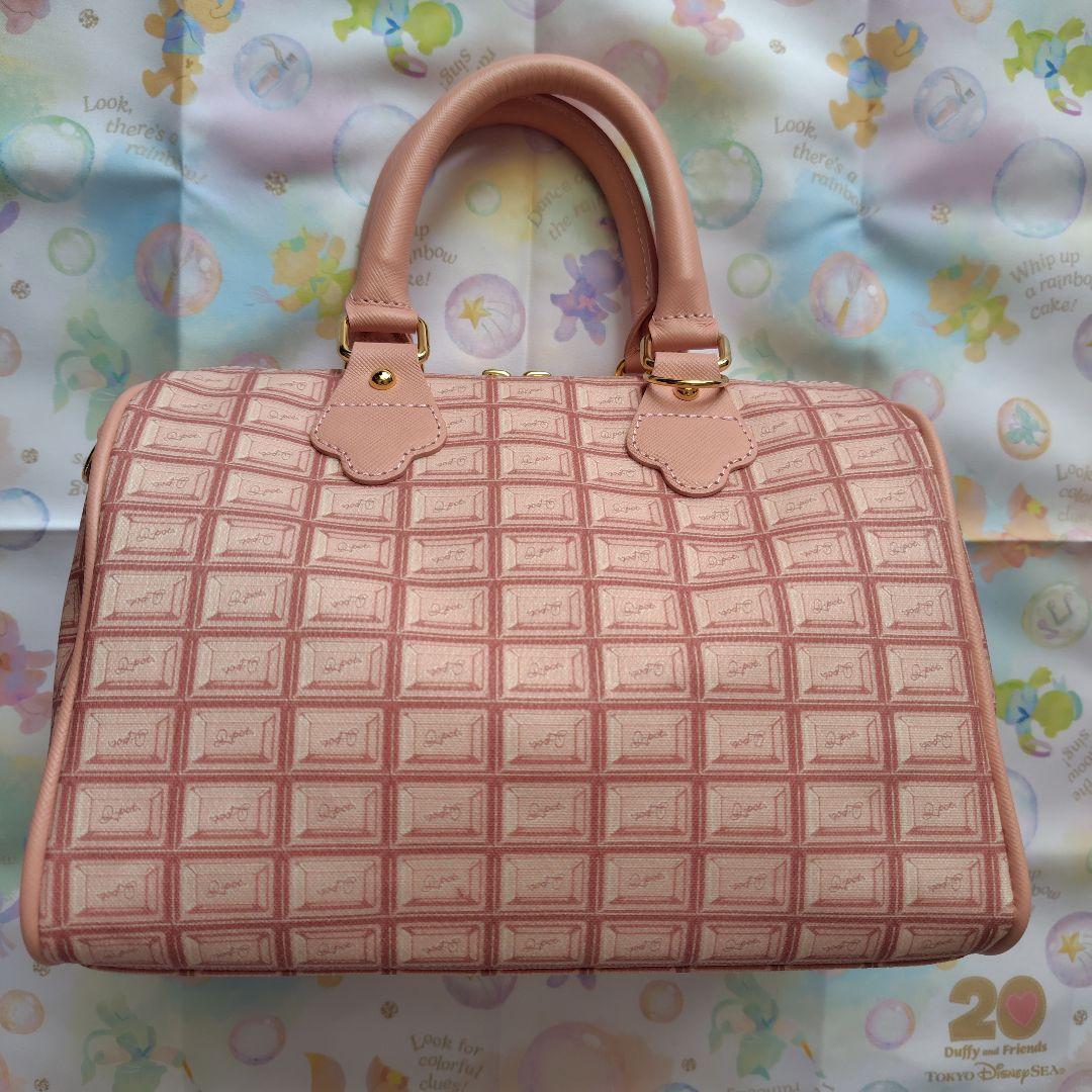 Q-pot　ストロベリーチョコレート　ミニボストンバッグ