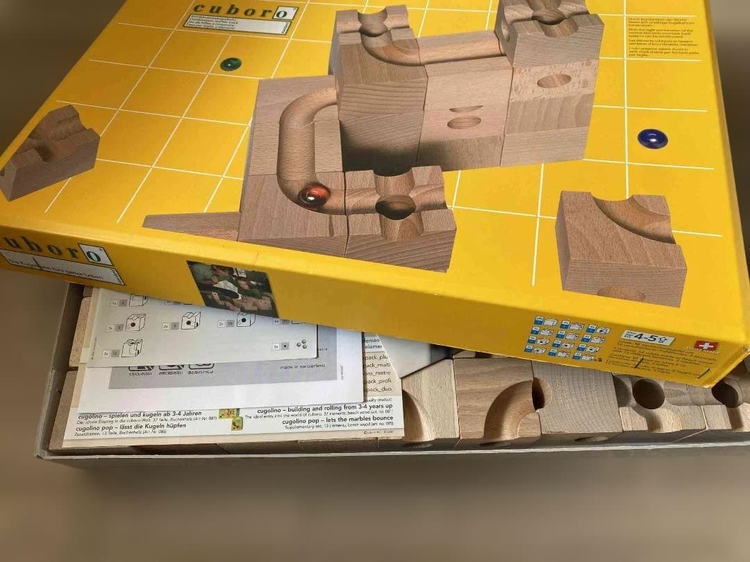 キュボロ CUBORO standard 知育玩具 木製おもちゃ 54ピース