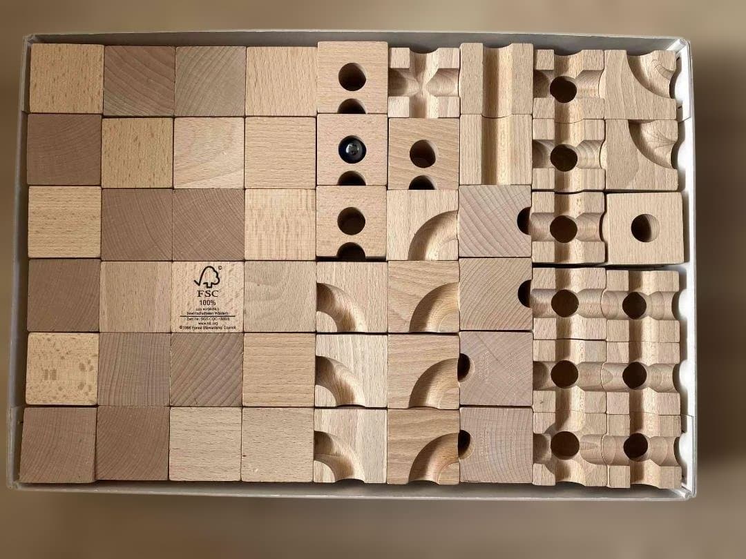 キュボロ CUBORO standard 知育玩具 木製おもちゃ 54ピース