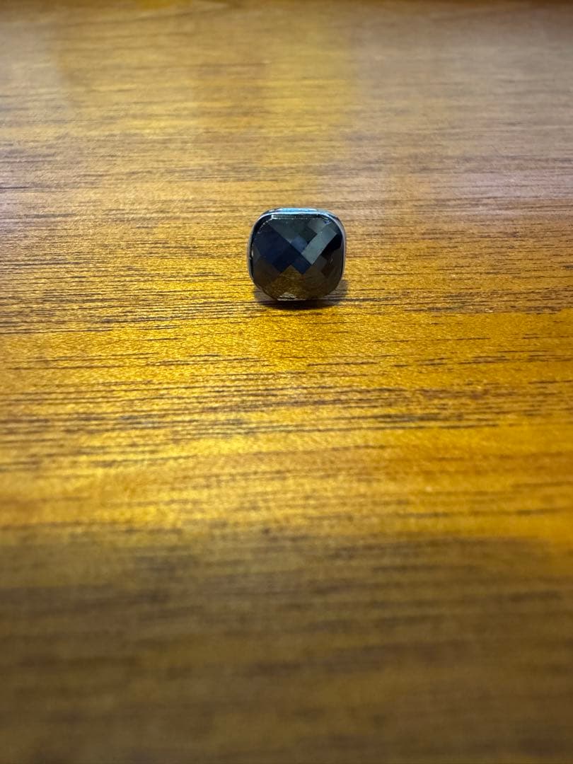 t*7様 ブラックダイヤピアス