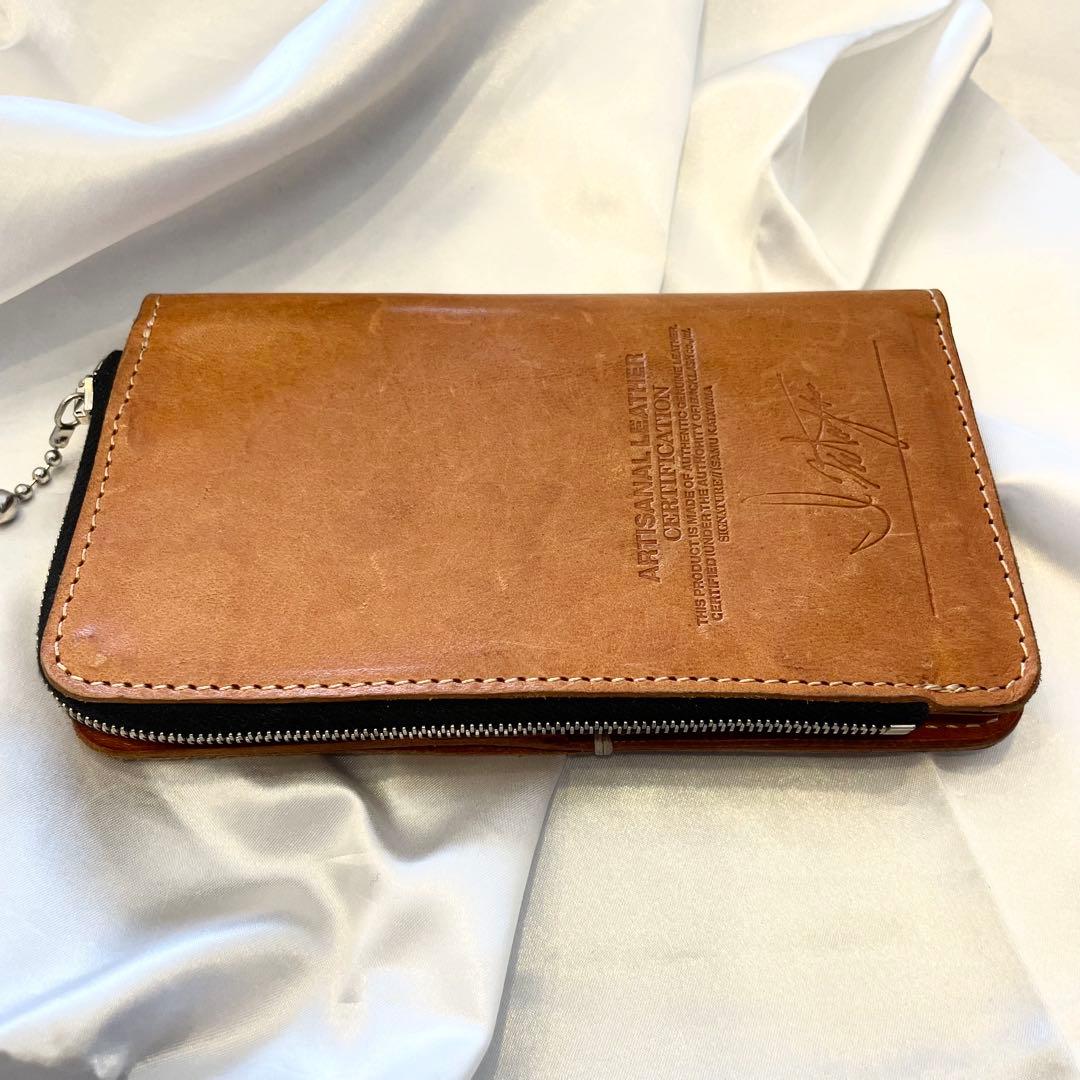 良品★イサムカタヤマ バックラッシュ 長財布 携帯収納 イタリアンホースバケッタ
