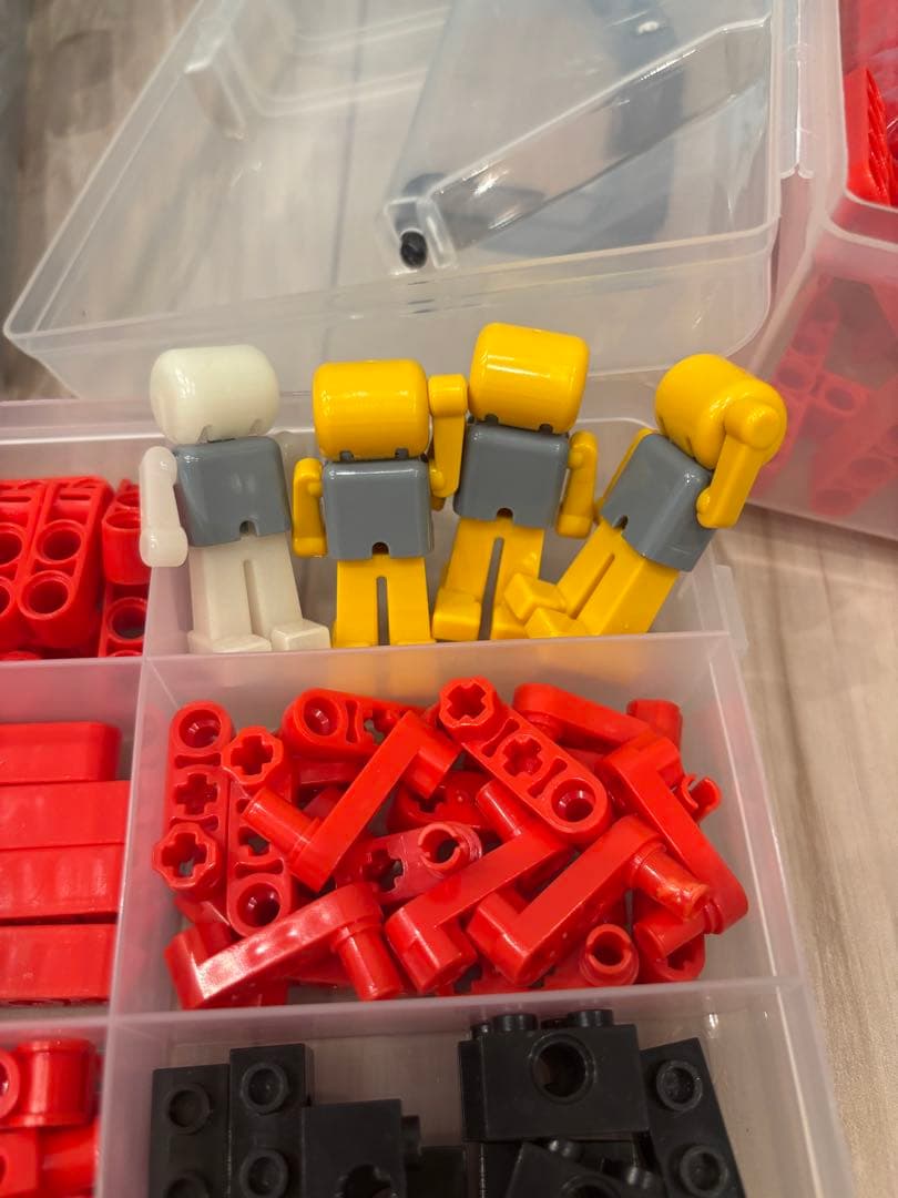 ヒューマン　ロボット教室　組立キットパーツセット　2人分　ロボット36個分説明書