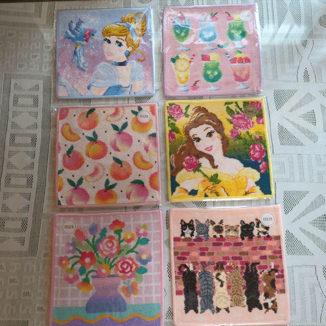 フェイラータオルハンカチ6枚セット