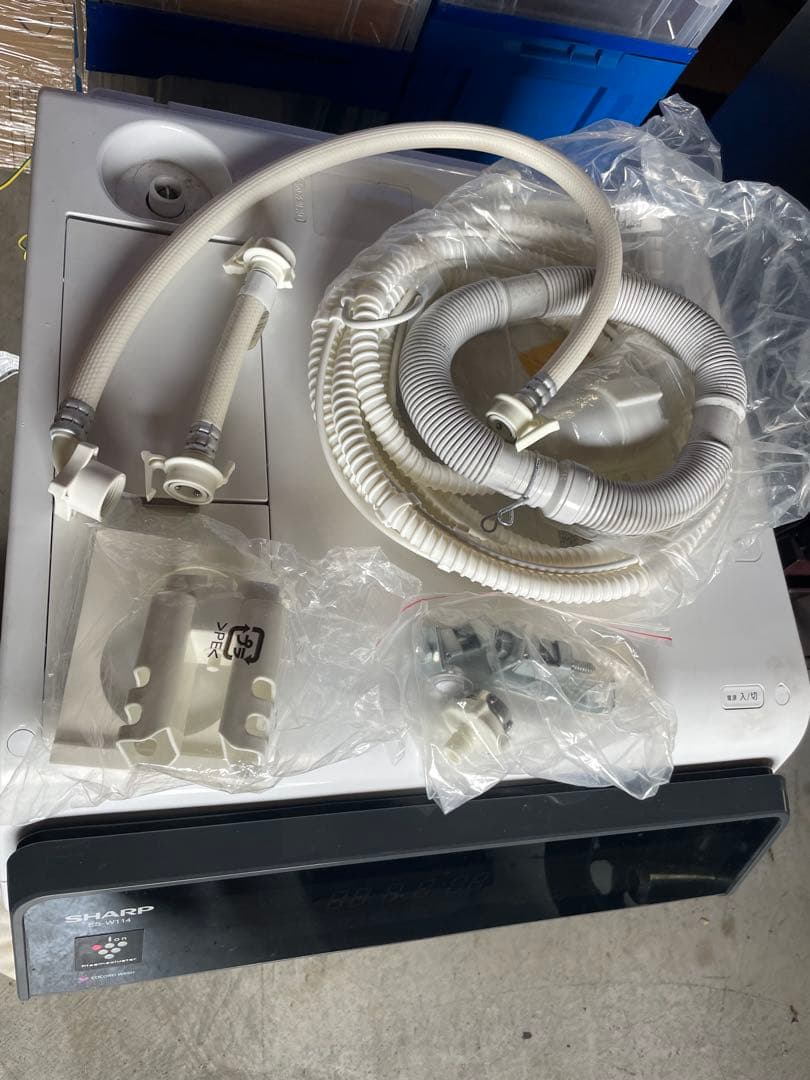 SHARP ES-W114-SR 2022年製 ドラム式洗濯機