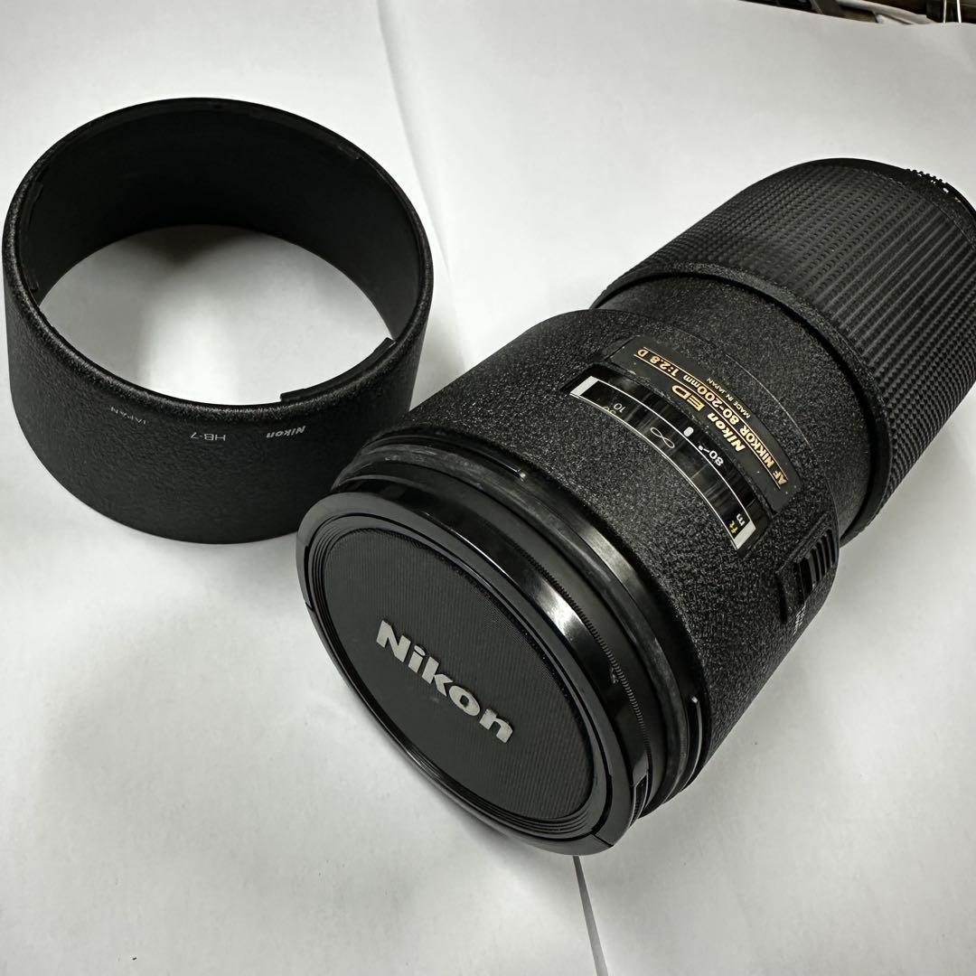 Nikon ED AF NIKKOR 80-200mm 1:2.8レンズ ニコン