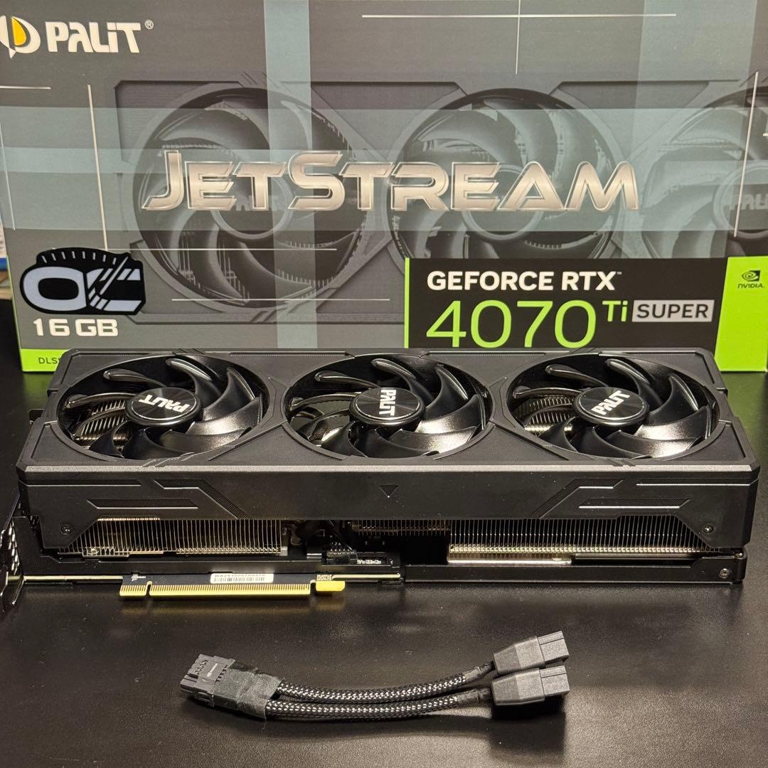 グラフィックボード・グラボ・ビデオカード Palit RTX 4070Ti SUPER JetStream OC 16GB